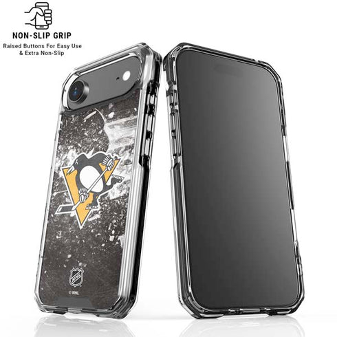 NHL Pittsburgh Penguins Frozen iPhone 17 Air Clear Case