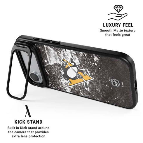 NHL Pittsburgh Penguins Frozen iPhone 17 Air Kickstand Case