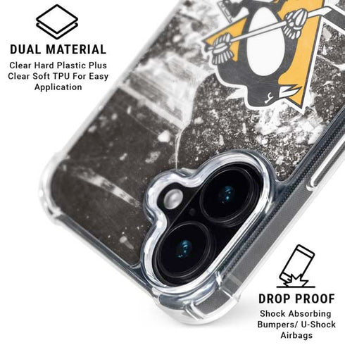 NHL Pittsburgh Penguins Frozen iPhone 17 Clear Case