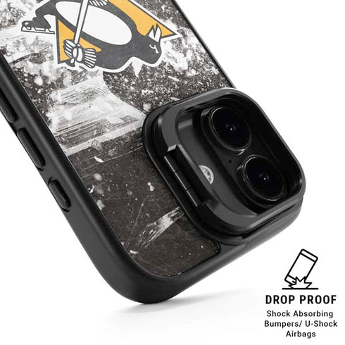 NHL Pittsburgh Penguins Frozen iPhone 17 Kickstand Case