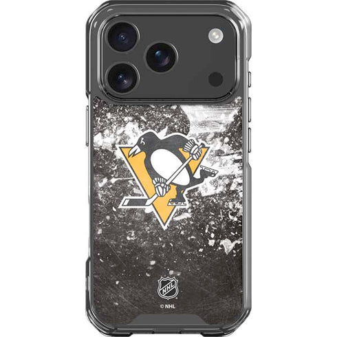 NHL Pittsburgh Penguins Frozen iPhone 17 Pro Clear Case