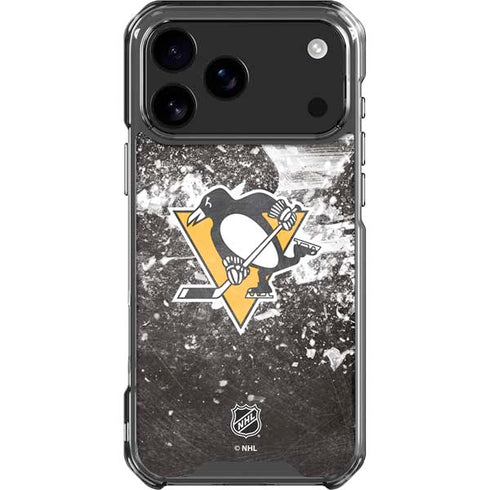 NHL Pittsburgh Penguins Frozen iPhone 17 Pro Max Clear Case