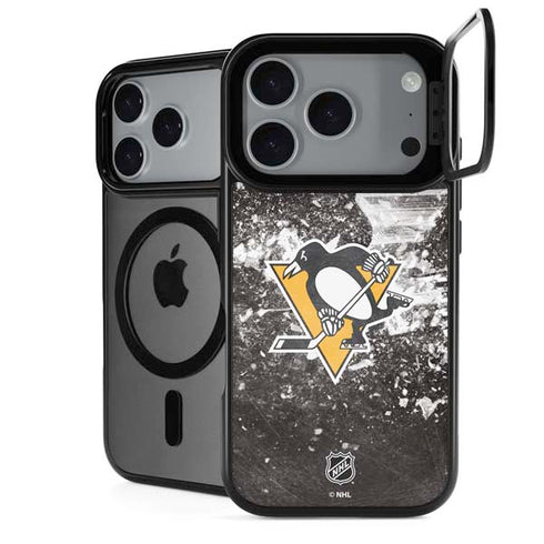 NHL Pittsburgh Penguins Frozen iPhone 17 Pro Max Kickstand Case