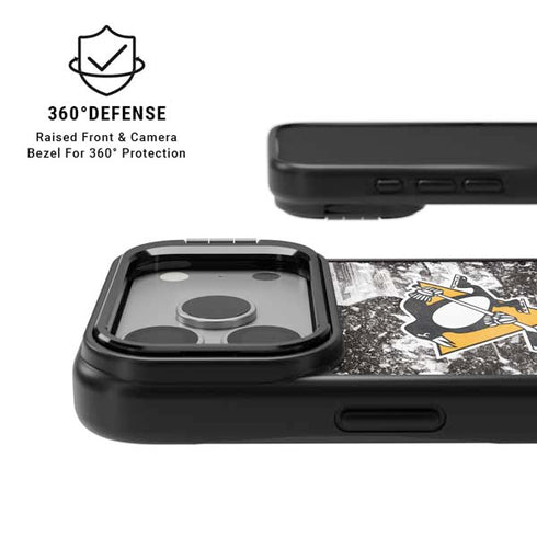NHL Pittsburgh Penguins Frozen iPhone 17 Pro Max Kickstand Case