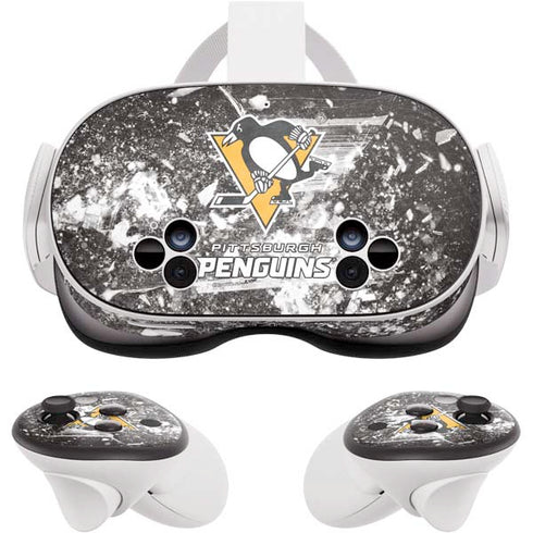 NHL Pittsburgh Penguins Frozen Meta Quest 3S Skin