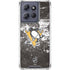 NHL Pittsburgh Penguins Frozen Moto G 5G (2025) Clear Case