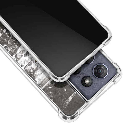 NHL Pittsburgh Penguins Frozen Moto G 5G (2025) Clear Case