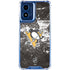 NHL Pittsburgh Penguins Frozen Moto G Play 4G (2024) Clear Case
