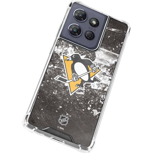 NHL Pittsburgh Penguins Frozen Moto G Power 5G (2025) Clear Case