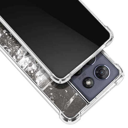 NHL Pittsburgh Penguins Frozen Moto G Stylus 5G (2025) Clear Case