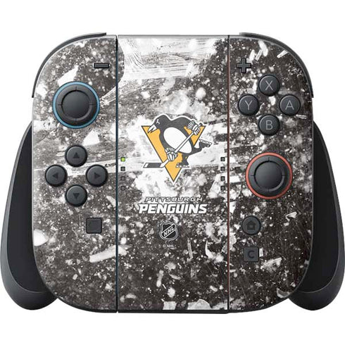 NHL Pittsburgh Penguins Frozen Nintendo Switch 2 (2025) Joy-Con Controller Skin