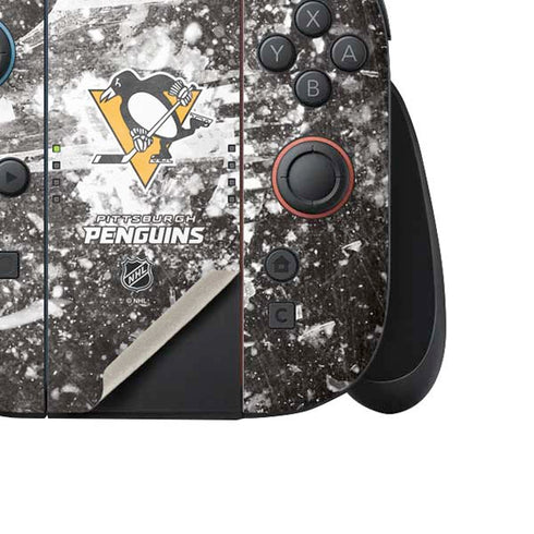 NHL Pittsburgh Penguins Frozen Nintendo Switch 2 (2025) Joy-Con Controller Skin