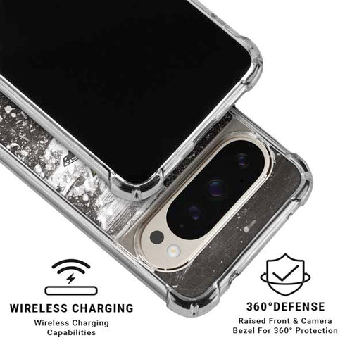 NHL Pittsburgh Penguins Frozen Pixel 9 Pro XL Clear Case