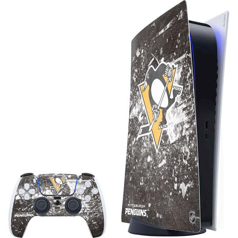 NHL Pittsburgh Penguins Frozen PlayStation PS5 Skins