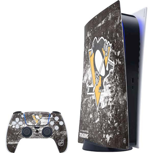 NHL Pittsburgh Penguins Frozen PlayStation PS5 Skins