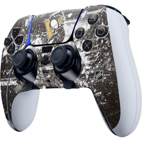 NHL Pittsburgh Penguins Frozen PS5 DualSense Edge Pro Controller Skin