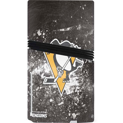 NHL Pittsburgh Penguins Frozen PS5 Pro Disk Console Skin