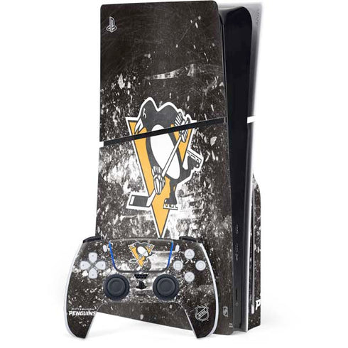 NHL Pittsburgh Penguins Frozen PlayStation PS5 Skins