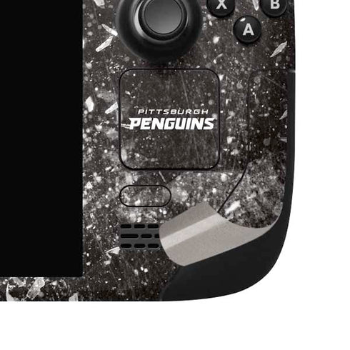 NHL Pittsburgh Penguins Frozen Steam Deck Handheld Gaming Computer OLED Skin