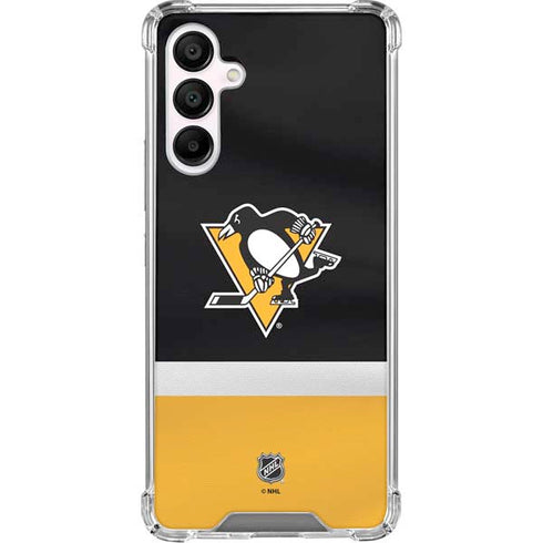 NHL Pittsburgh Penguins Jersey Galaxy A16 5G Clear Case