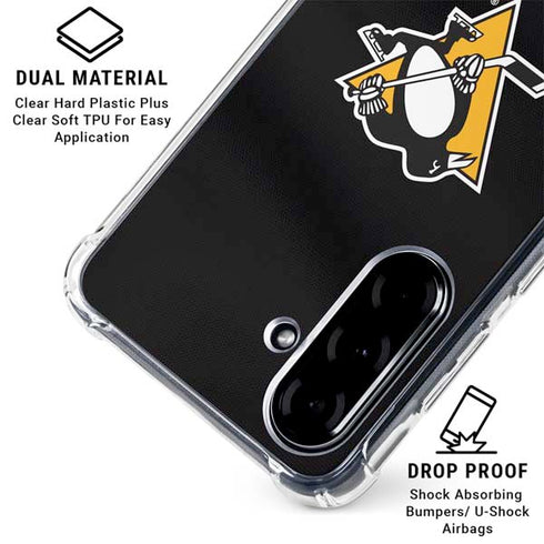 NHL Pittsburgh Penguins Jersey Galaxy A36 5G Clear Case
