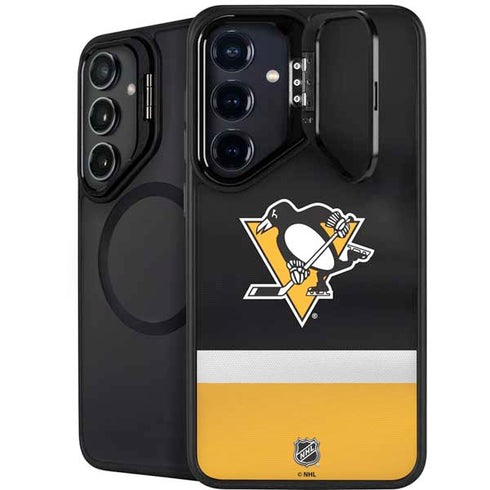 NHL Pittsburgh Penguins Jersey Galaxy S25 Kickstand Case