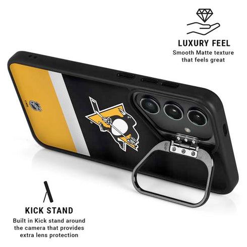 NHL Pittsburgh Penguins Jersey Galaxy S24 Kickstand Case