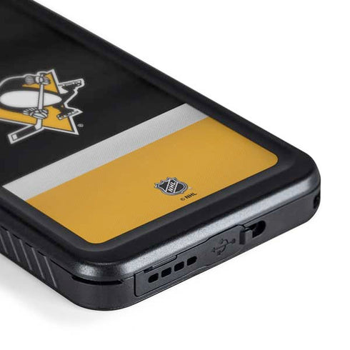 NHL Pittsburgh Penguins Jersey Galaxy S24 Plus Waterproof Case