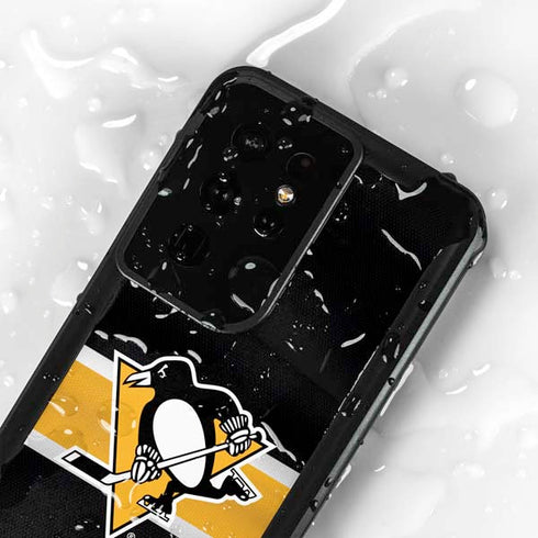 NHL Pittsburgh Penguins Jersey Galaxy S24 Ultra Waterproof Case