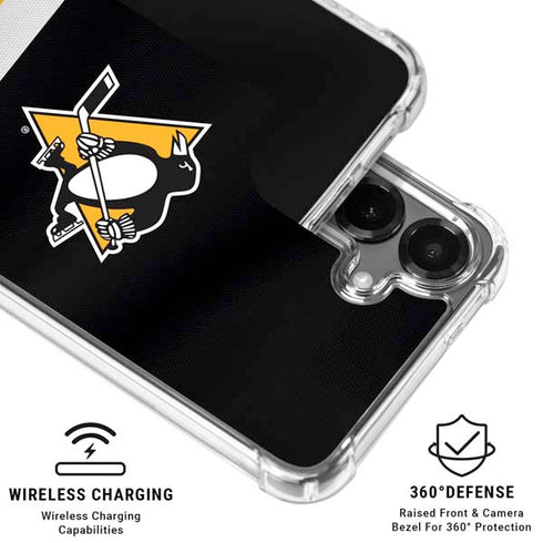 NHL Pittsburgh Penguins Jersey Galaxy S26 Clear Case