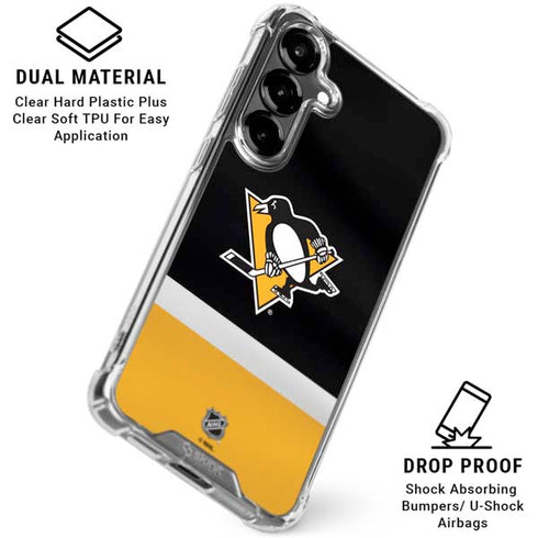 NHL Pittsburgh Penguins Jersey Galaxy S26 Clear Case
