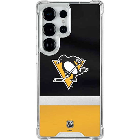 NHL Pittsburgh Penguins Jersey Galaxy S26 Ultra Clear Case
