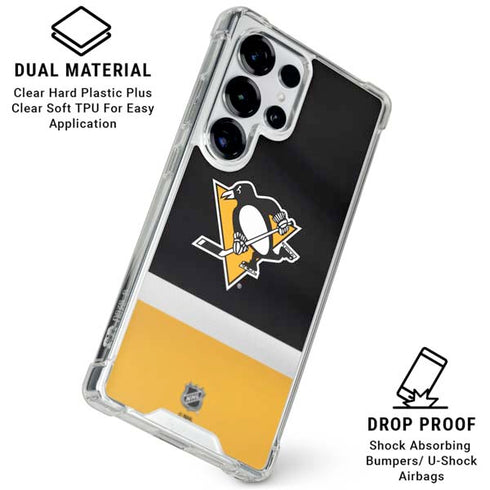 NHL Pittsburgh Penguins Jersey Galaxy S26 Ultra Clear Case