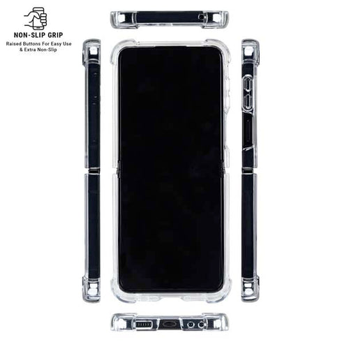 NHL Pittsburgh Penguins Jersey Galaxy Z Flip6 Clear Case