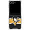 NHL Pittsburgh Penguins Jersey Galaxy Z Flip7 Clear Case