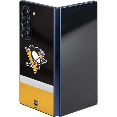 NHL Pittsburgh Penguins Jersey Galaxy Z Fold6 Skin