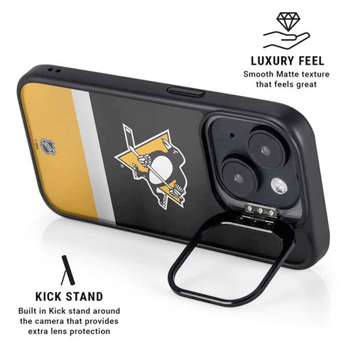 NHL Pittsburgh Penguins Jersey iPhone 14 Kickstand Case