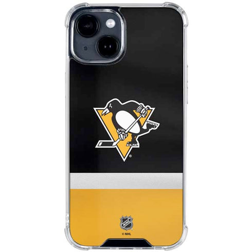 NHL Pittsburgh Penguins Jersey iPhone 15 Clear Case