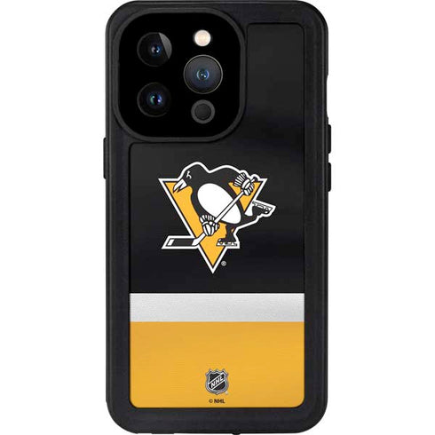 NHL Pittsburgh Penguins Jersey iPhone 15 Pro Waterproof Case
