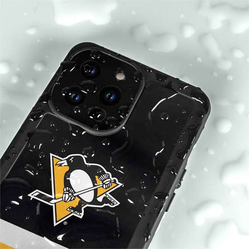 NHL Pittsburgh Penguins Jersey iPhone 15 Pro Waterproof Case