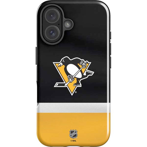 NHL Pittsburgh Penguins Jersey iPhone 16 Plus Impact Case