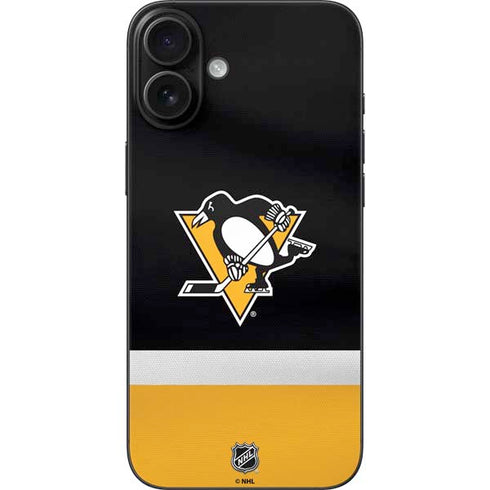 NHL Pittsburgh Penguins Jersey iPhone 16 Plus Skin