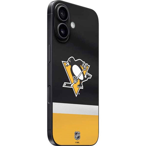 NHL Pittsburgh Penguins Jersey iPhone 16 Plus Skin