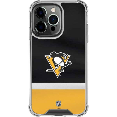 NHL Pittsburgh Penguins Jersey iPhone 16 Pro Clear Case