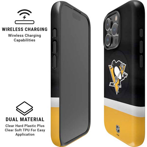 NHL Pittsburgh Penguins Jersey iPhone 16 Pro Magsafe Impact Case