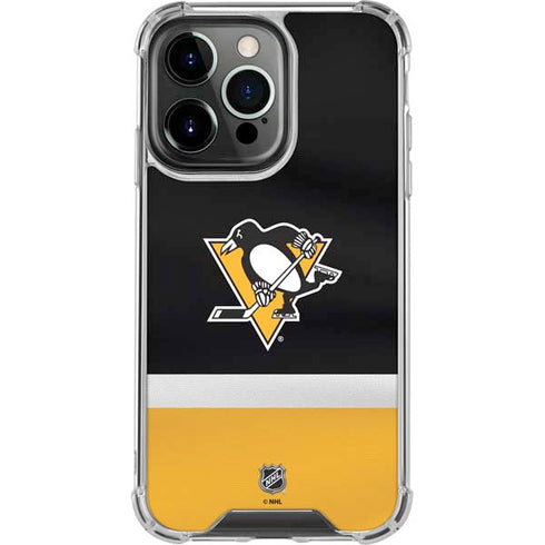 NHL Pittsburgh Penguins Jersey iPhone 16 Pro Max Clear Case