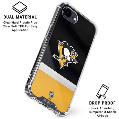 NHL Pittsburgh Penguins Jersey iPhone 16e Clear Case