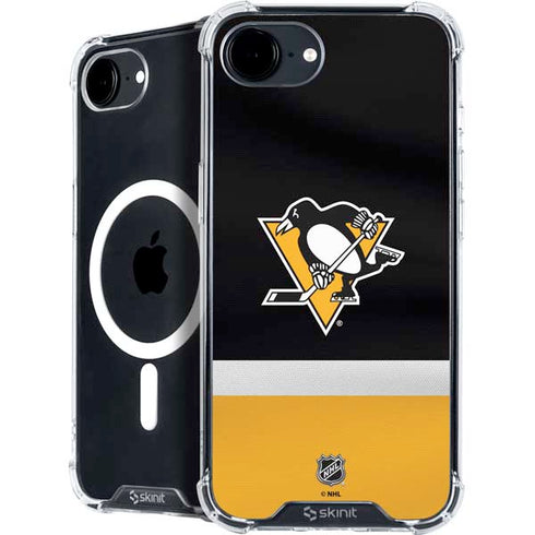 NHL Pittsburgh Penguins Jersey iPhone 16e MagSafe Case