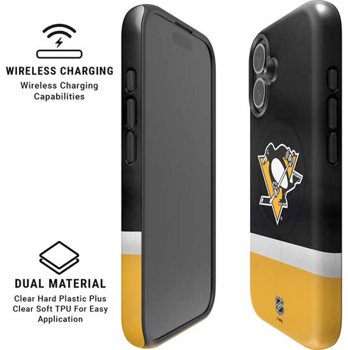 NHL Pittsburgh Penguins Jersey iPhone 17 Magsafe Impact Case