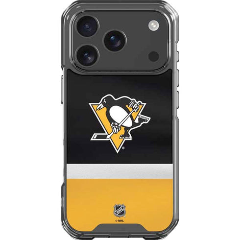 NHL Pittsburgh Penguins Jersey iPhone 17 Pro Clear Case
